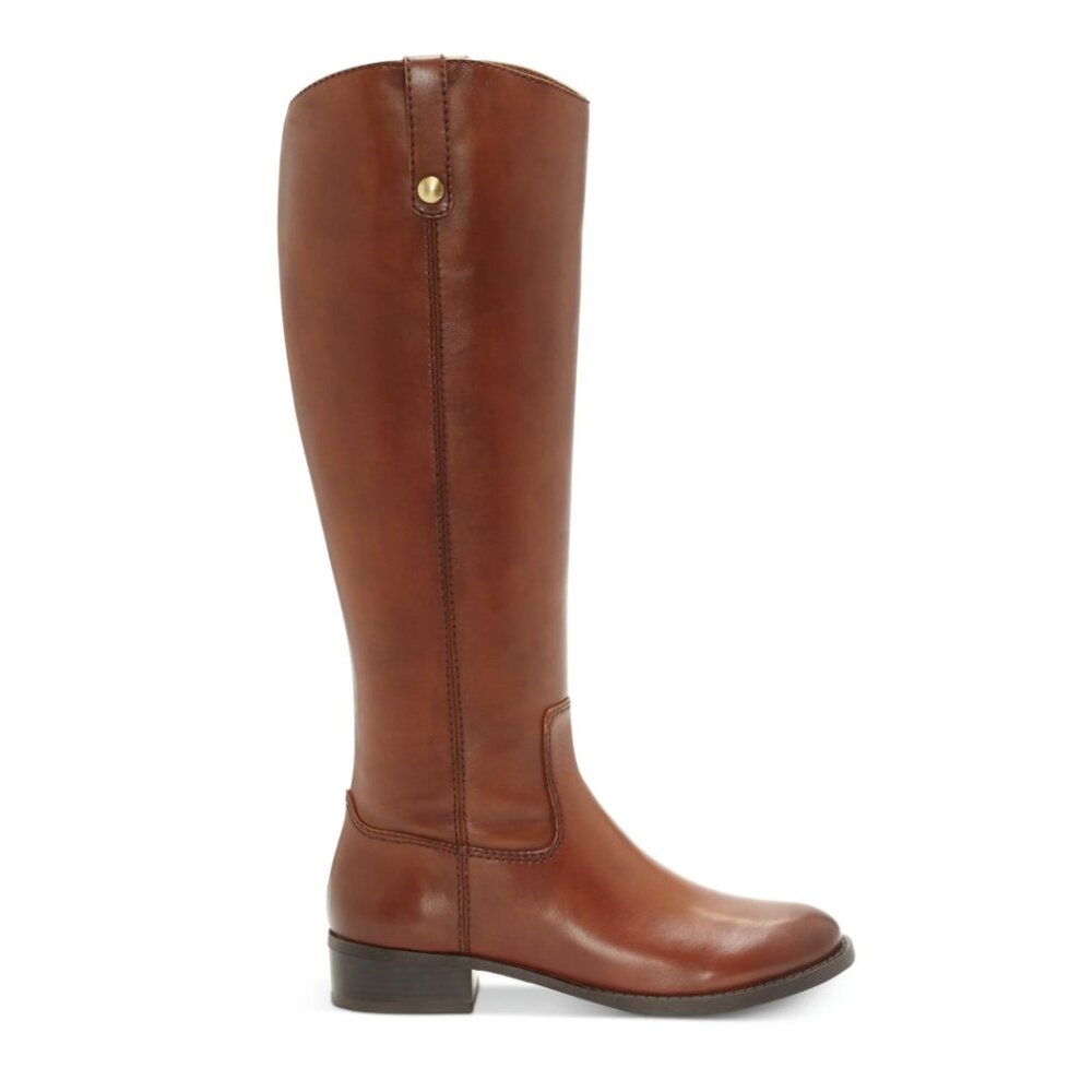 Inc Womens Brown Round Toe Zip-up Leather Boots 9M NWOB - Picture 2 of 3